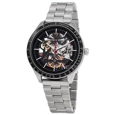 michael kors merrick authentic watch men|Michael Kors Merrick Automatic Black Dial Men's Watch MK9037 .